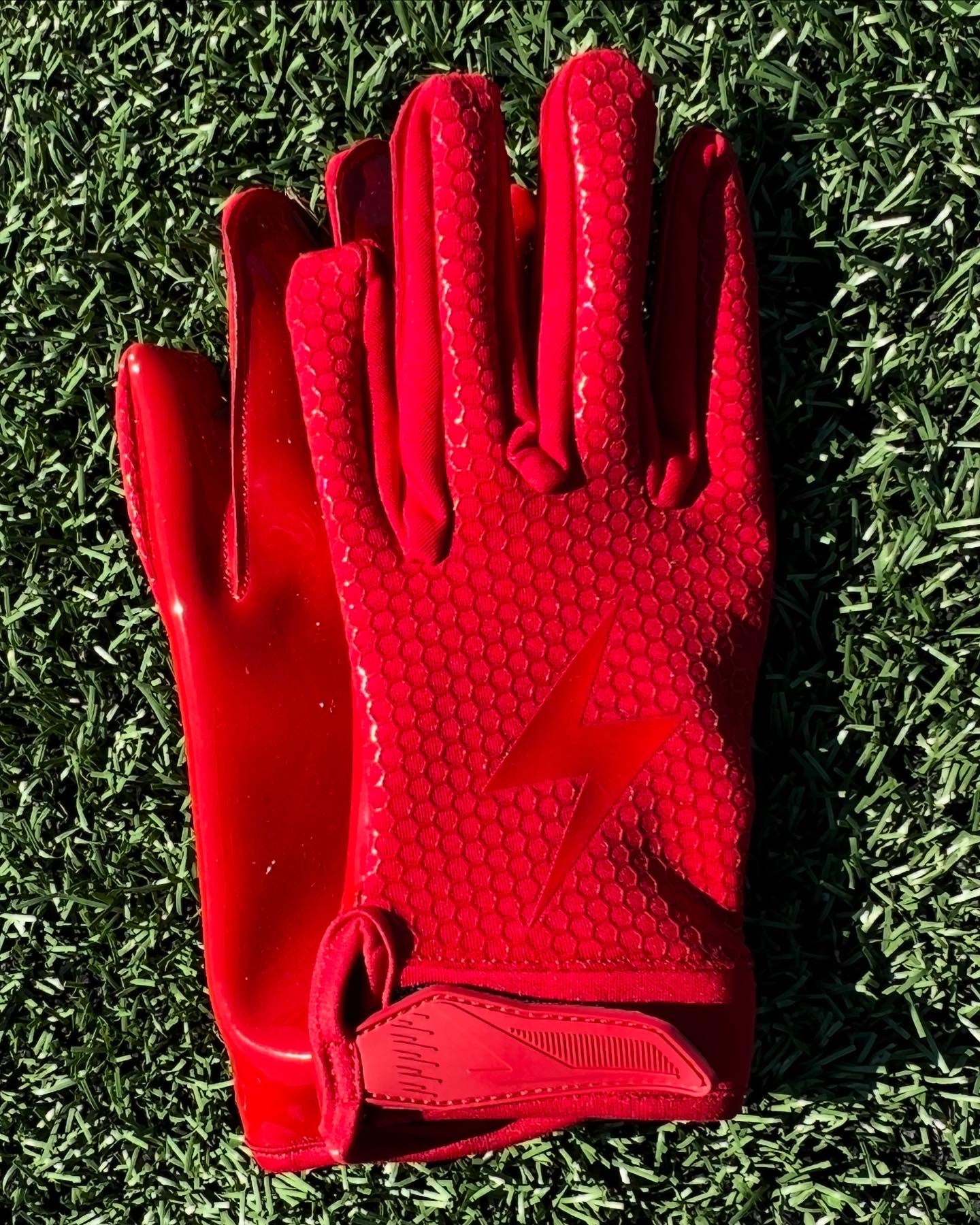 Red Exotic Gloves Medium