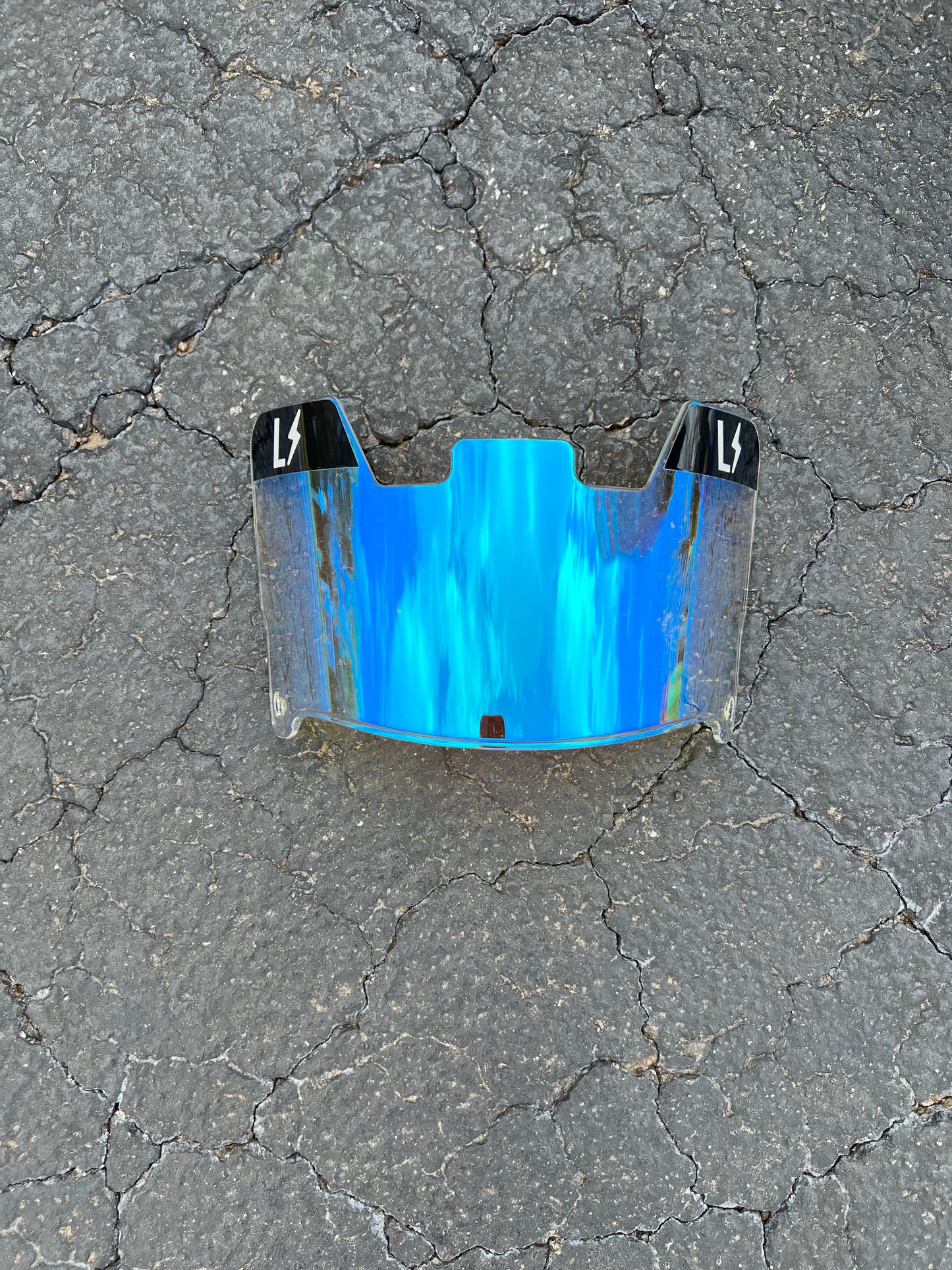 Clear Exotic Blue Visor ⚡️