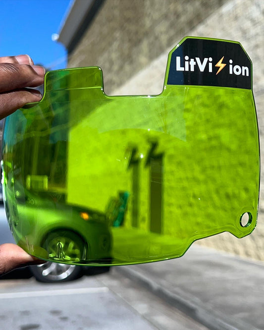 Exotic Hulk Green Visor ⚡️