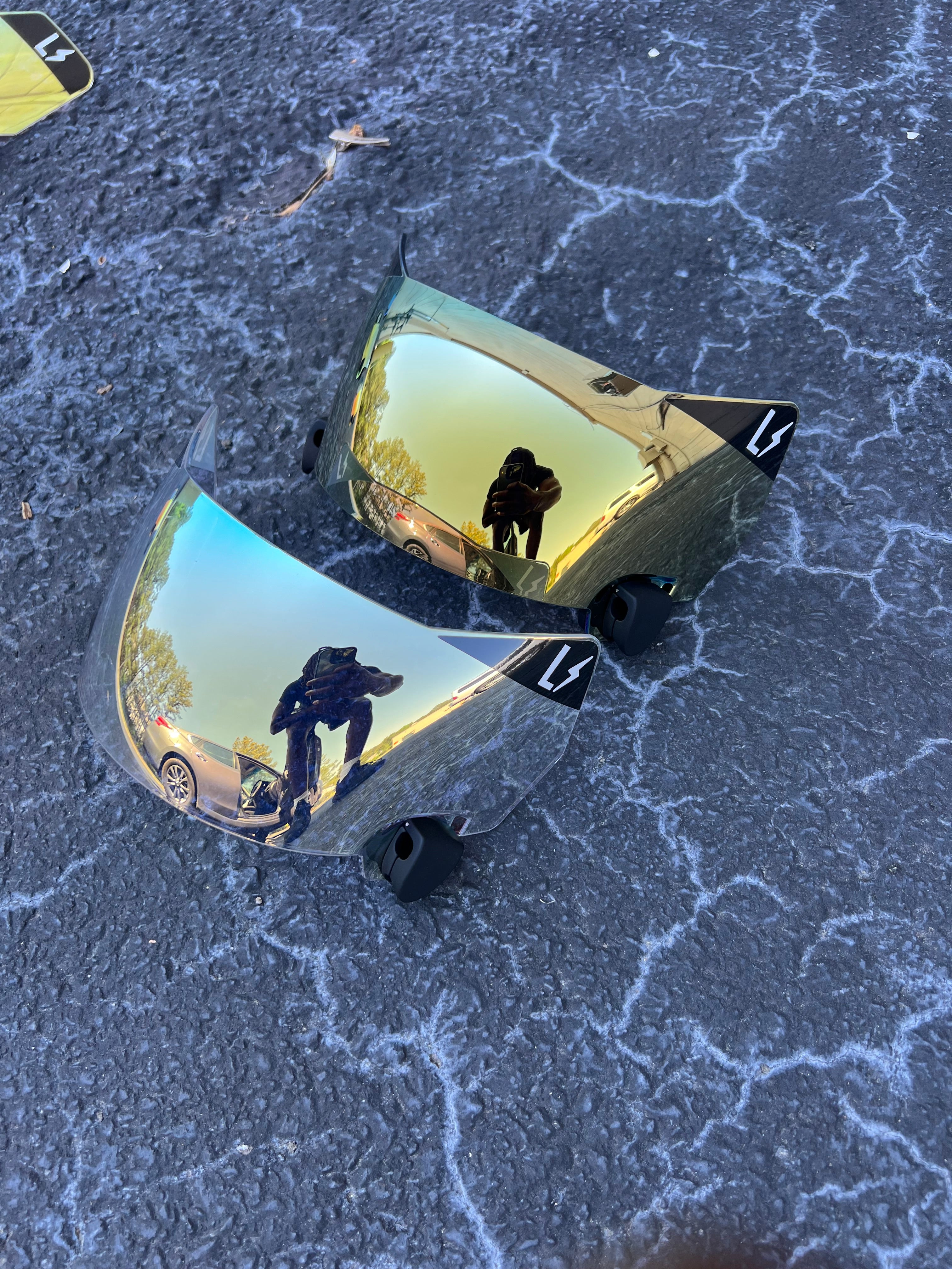 (A)Clear Gold Visor ⚡️